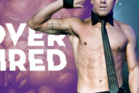 Channing Tatum as Magic Mike in front of the Overtired logo.